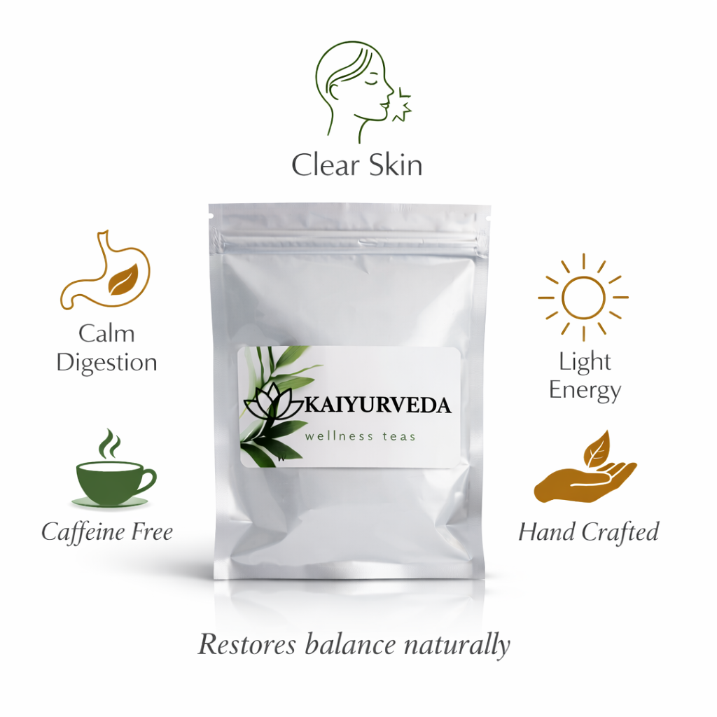 Eczema Relief Ayurvedic Herbal Tea – Anti‑Itch Seed Blend with Fennel & Carom