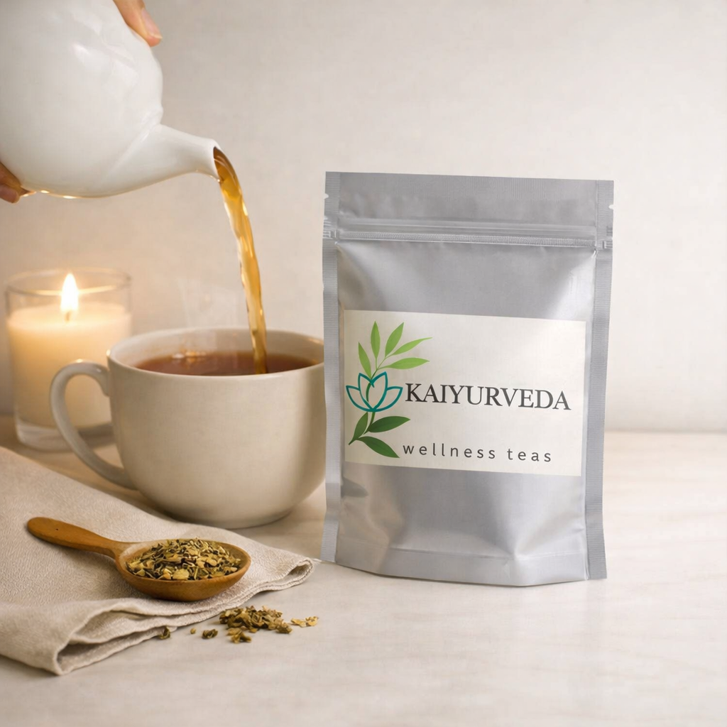 Eczema Relief Ayurvedic Herbal Tea – Anti‑Itch Seed Blend with Fennel & Carom